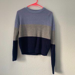 Blue Knit Sweater